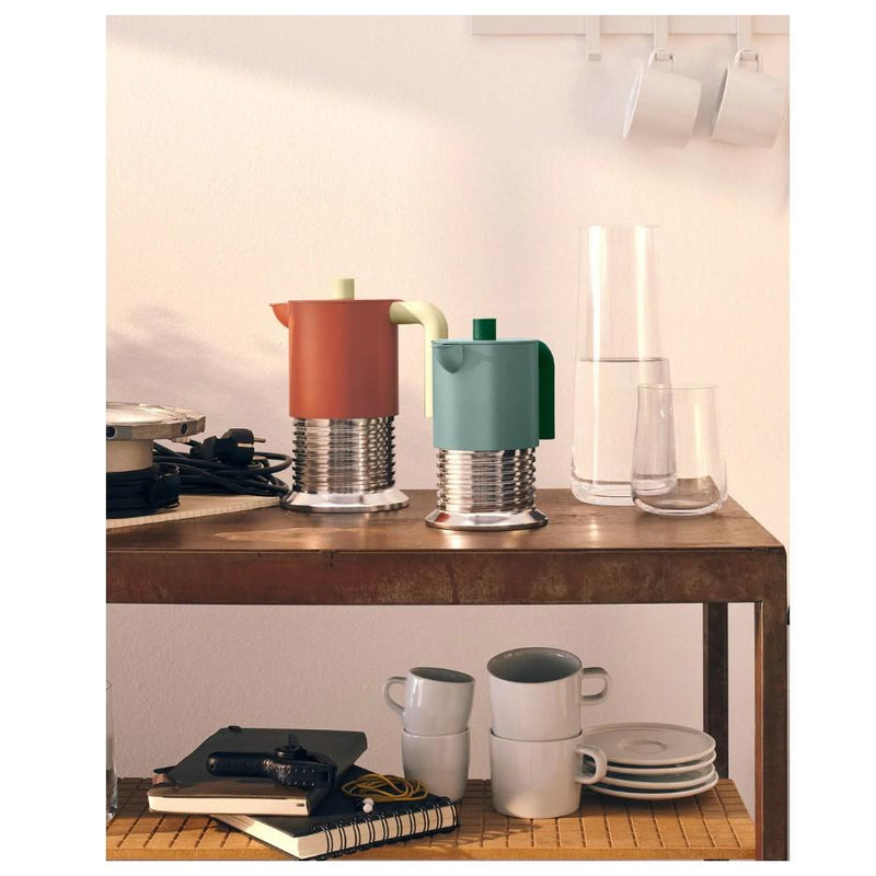 Alessi Caffettiera Vite PM01/6 BR Braun 6 Tassen