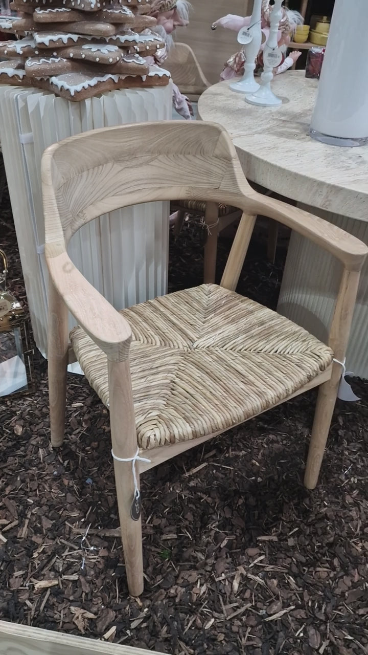 EDG Enzo De Gasperi Stuhl aus Sungkai H 80 cm B 50 cm T 55 cm Naturbraun