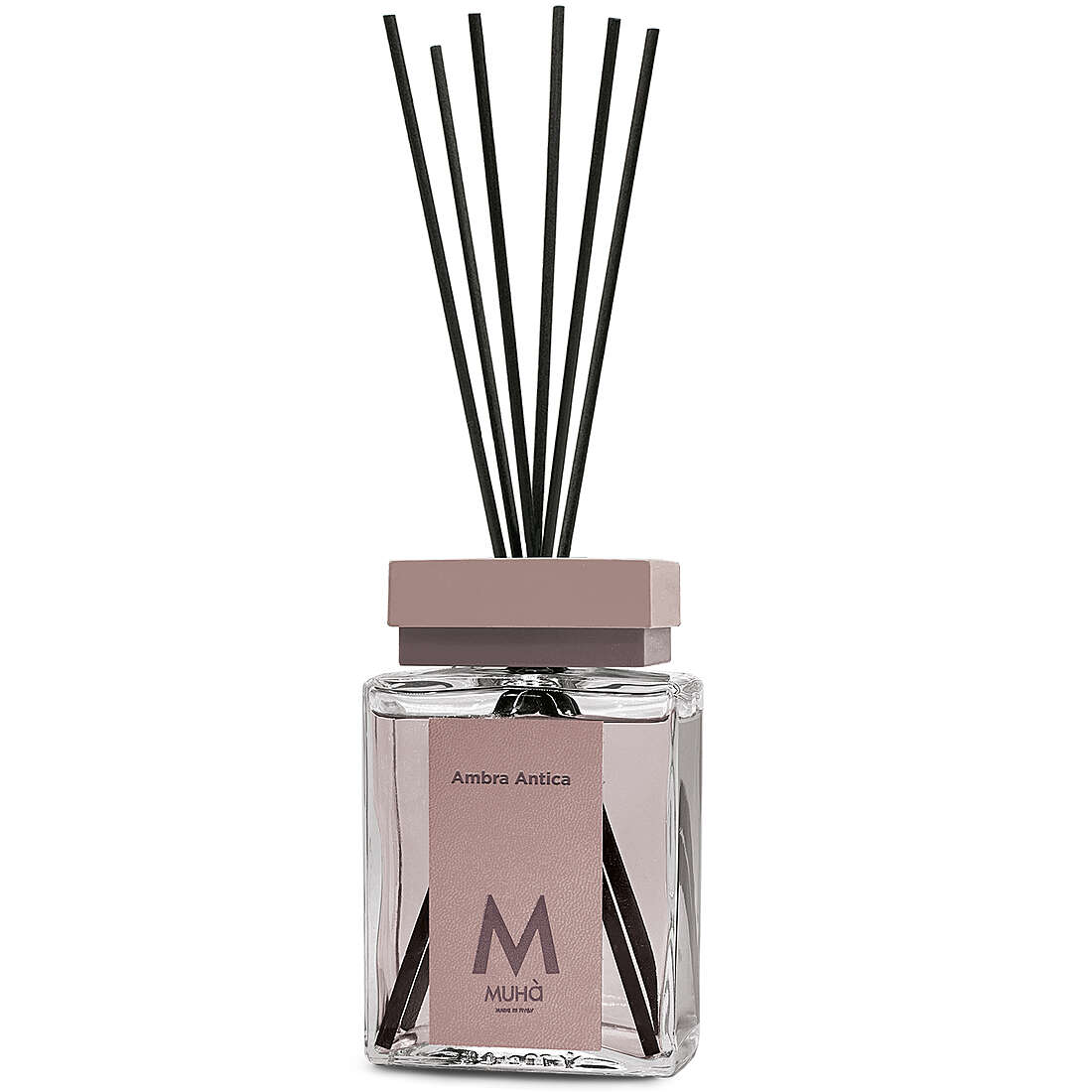 Muhà Luxe Perfume Diffusor mit Duftstäbchen Ambra Antica 200 ml