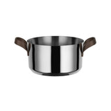 Alessi Edo Kochtopf mit zwei Henkeln aus Edelstahl Ø20 cm