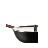 Alessi Edo Pfanne 28 cm Braun mit langem Griff – Edelstahlpfanne Elegantes Design