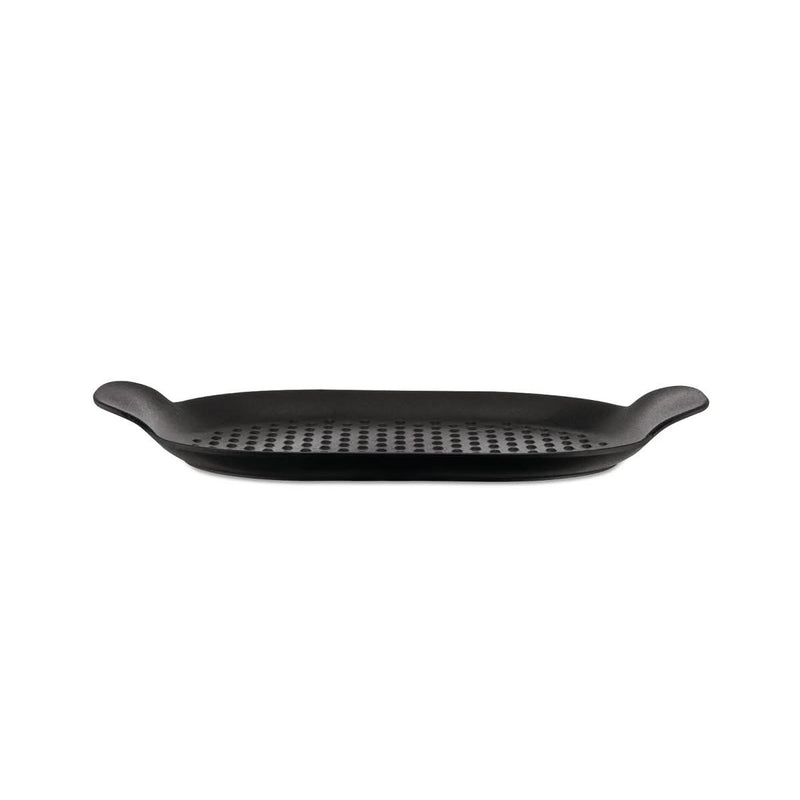 Alessi Grillplatte Edo in Gusseisen Schwarz