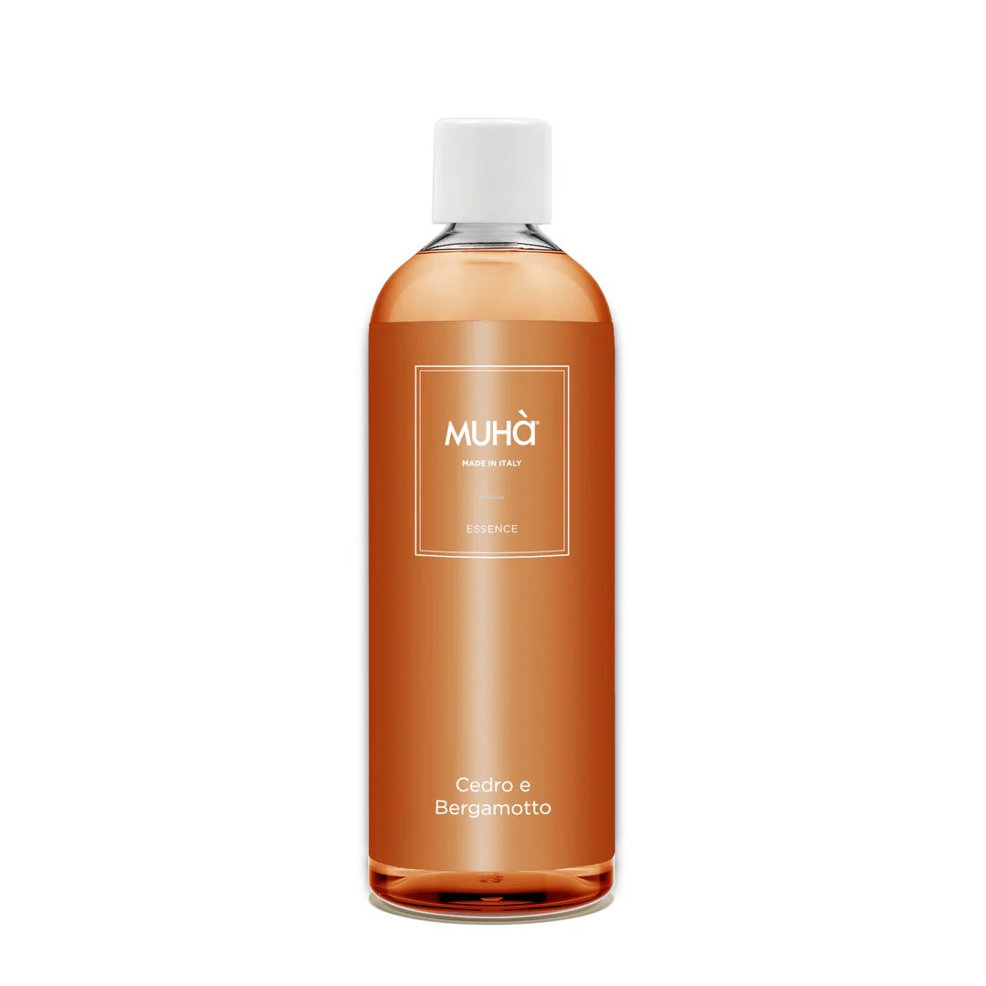 Muhà Nachfüllpackung Essence Raumdüfte Zedernholz und Bergamotte 500 ml