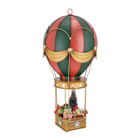 Bizzotto Weihnachtsdekoration Noelle Heißluftballon mit Geschenken – Weihnachtsschmuck