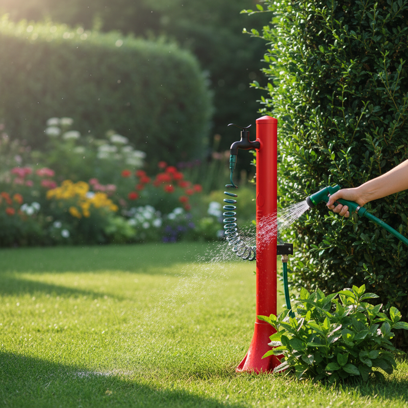 Scena 1 – Giardino irrigazione pistola a spruzzo