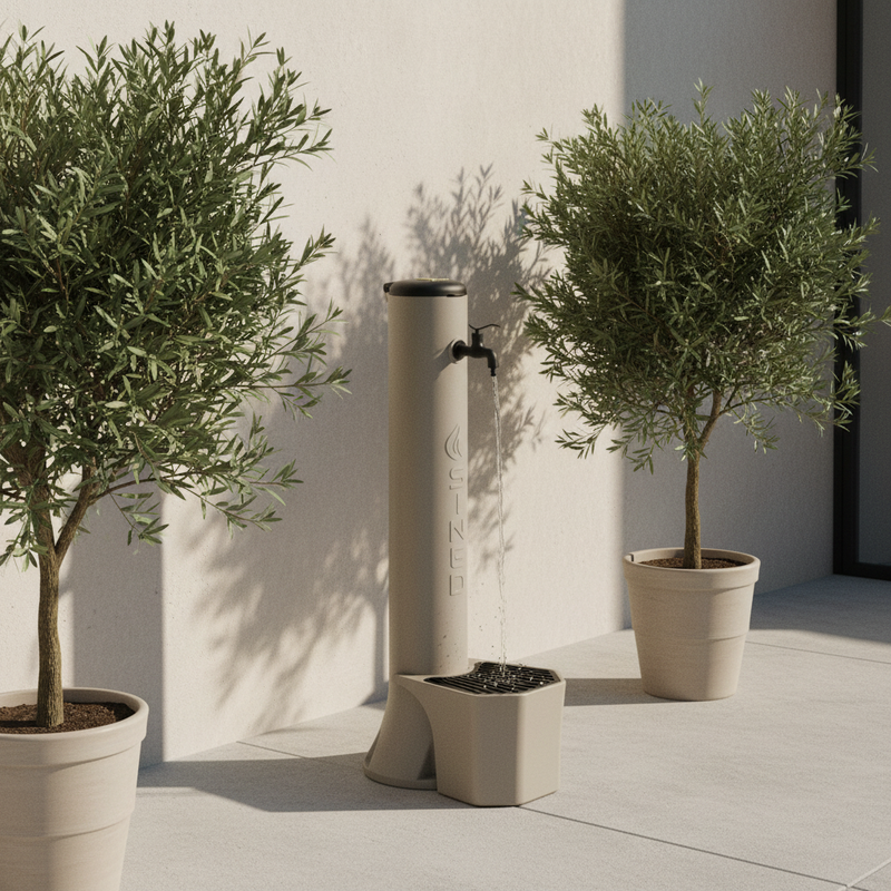 Scena 4 – Cortile condominiale mani al rubinetto