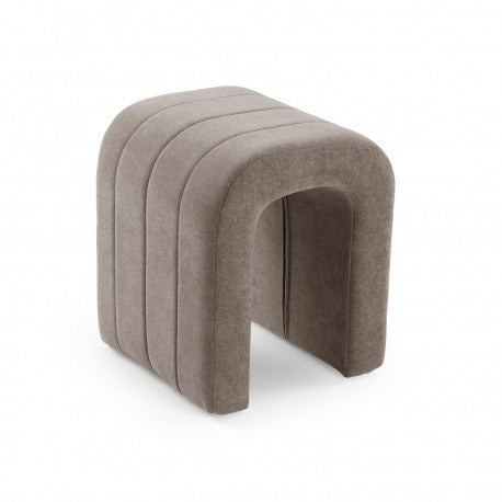 Versa Gepolsterter Hocker Beige