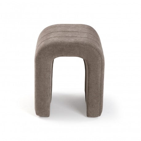 Versa Gepolsterter Hocker Beige