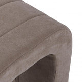 Versa Gepolsterter Hocker Beige