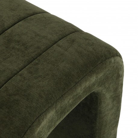 Versa Gepolsterter Hocker Grün