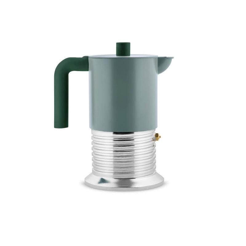 Alessi Vite Espressokanne Grün 6 Tassen