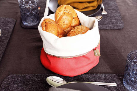 WD LifeStyle Heizbeute Brot Baumwolle Rot