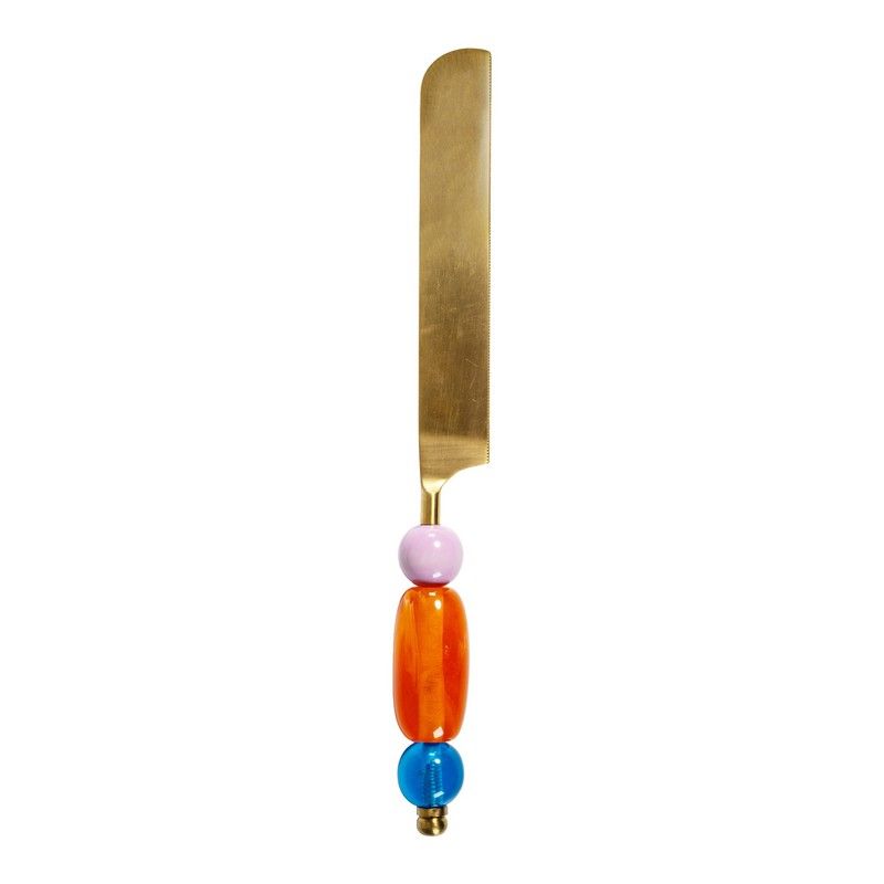 WD LifeStyle Coltello da Torta Arancione – Posata da Dessert per Dolci e Torte
