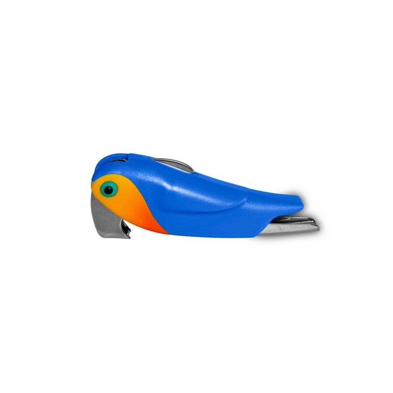 WD LifeStyle Flaschenöffner Papagei Blau – Dekorativer Flaschenöffner Geschenkidee