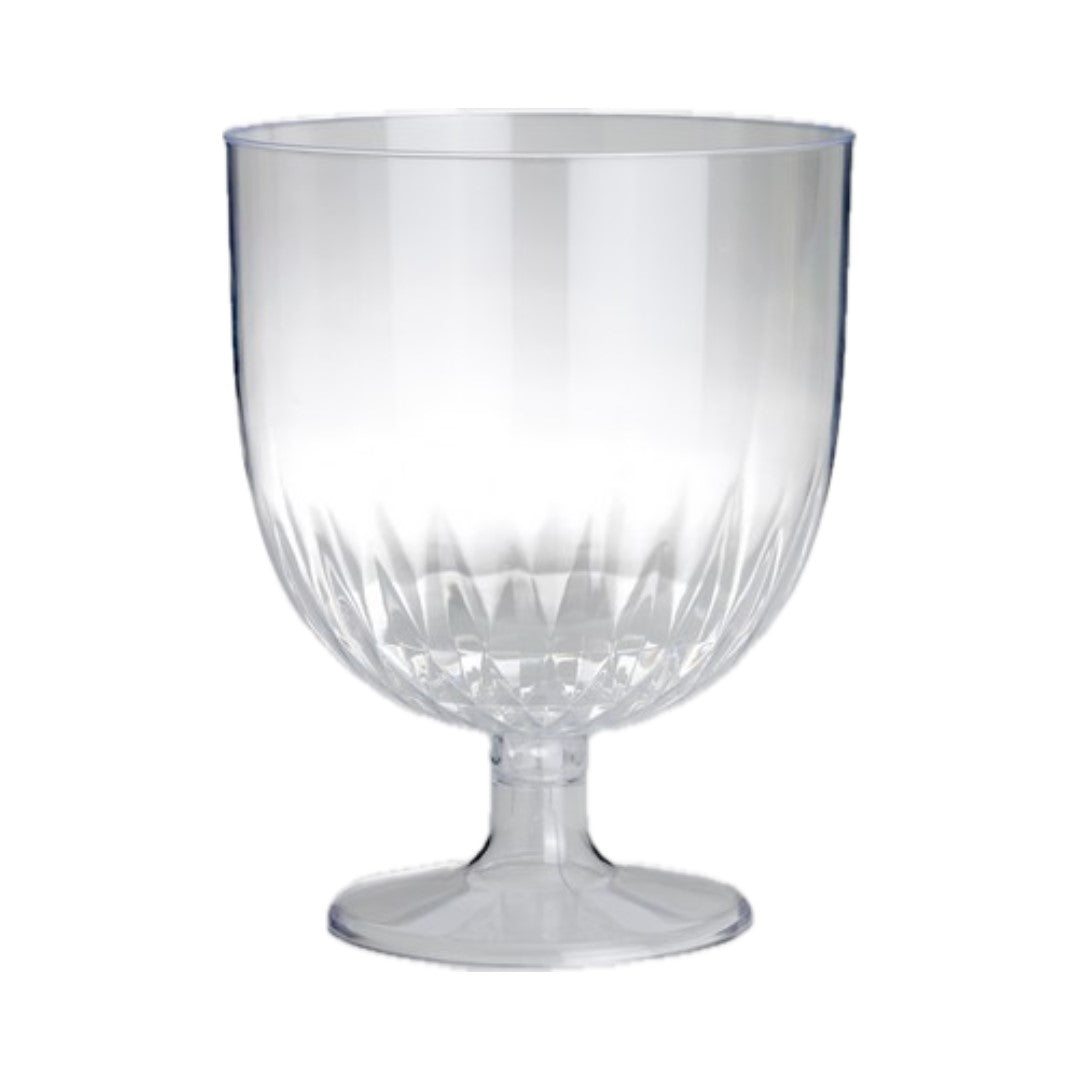 Bigiemme Wasserschale Kunststoff Transparent Kurzer Stiel 16x20 cm