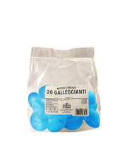 Cereria Di Giorgio Candele Galleggianti Ø 4,5 cm H. 2,7 cm (20 pz) - Celeste Bebé