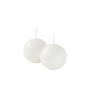 Cereria Di Giorgio Kerzenset Kugeln Ø 6 cm (6 Stk.) - Weiß