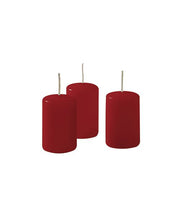 Cereria Di Giorgio Ceri Ø 4 cm H. 7 cm (12 pz) - Rosso