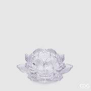 EDG Enzo De Gasperi Kerzenhalter Lotus H4 D10 Natur Transparent