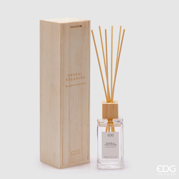 EDG Enzo De Gasperi Raumdüfter Flasche Essential 330 Ml H 16 Cm Herbal Treasure