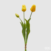 EDG Enzo De Gasperi Tulpe Gummibelag Olis 3 Äste H 48 Cm Gelb 1 Pack