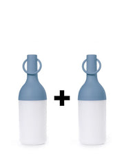 Sompex ELO Baby Lampada Ricaricabile Luce da Esterno Blu 2Pz