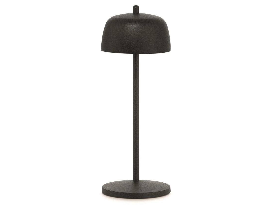 Zafferano Circe Tischleuchte D 110 mm H 300 mm Mattchwarz