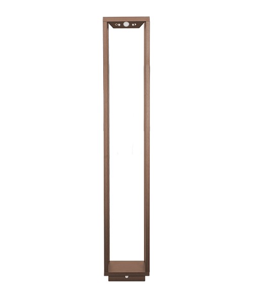 Zafferano Home Solar Terra Lampe H 1000 mm B 140 mm L 140 mm Corten