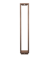 Zafferano Home Solar Terra Lampe H 1000 mm B 140 mm L 140 mm Corten