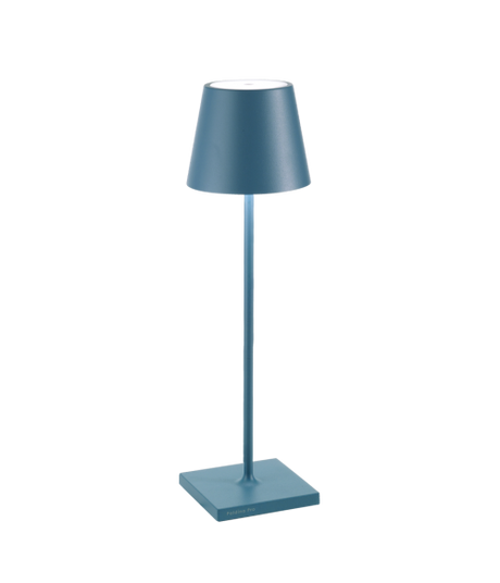 immagine-1-zafferano-poldina-pro-blu-lampada-da-tavolo-in-alluminio-a-led-h38cm-ean-8056300196471