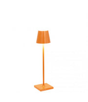 Zafferano Poldina Pro Micro Arancione - Lampada da Tavolo a Led H27.5cm
