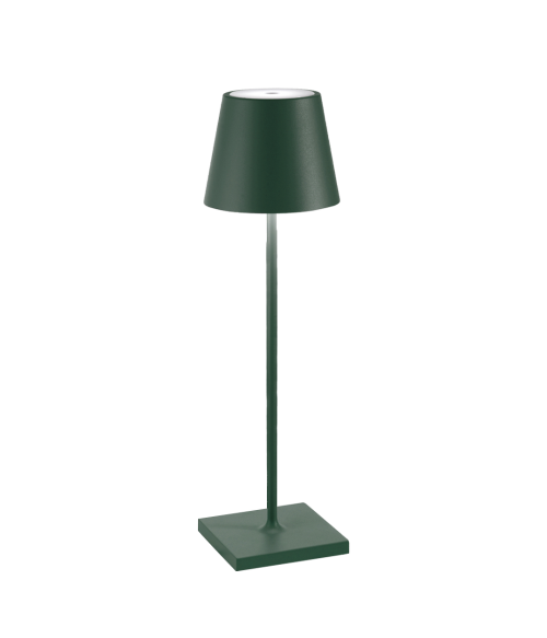immagine-1-zafferano-poldina-pro-verde-scuro-lampada-da-tavolo-in-alluminio-h38-ean-8056300199953