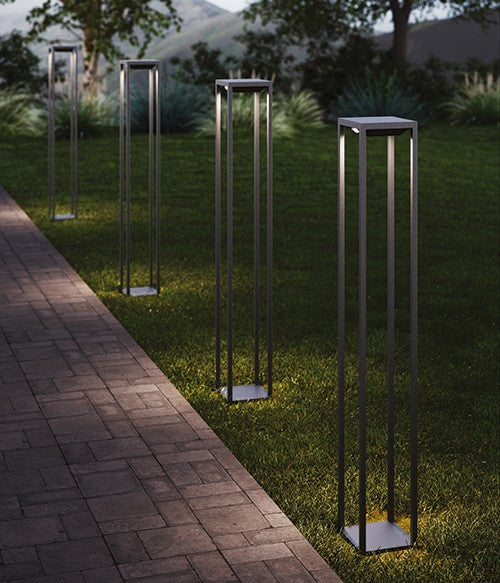 Zafferano Home Solar Terra Lampada H 1000 Mm P 140 Mm L 140 Mm Grigio Scuro