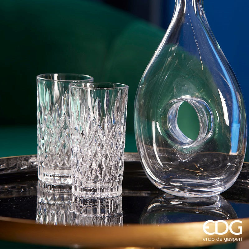 EDG Enzo De Gasperi Diamant-Gläser H 14 cm D 8 cm 6er-Set