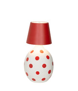 Zafferano Poldina Stopper Lampada H 111 Mm D 111 Mm Rosso